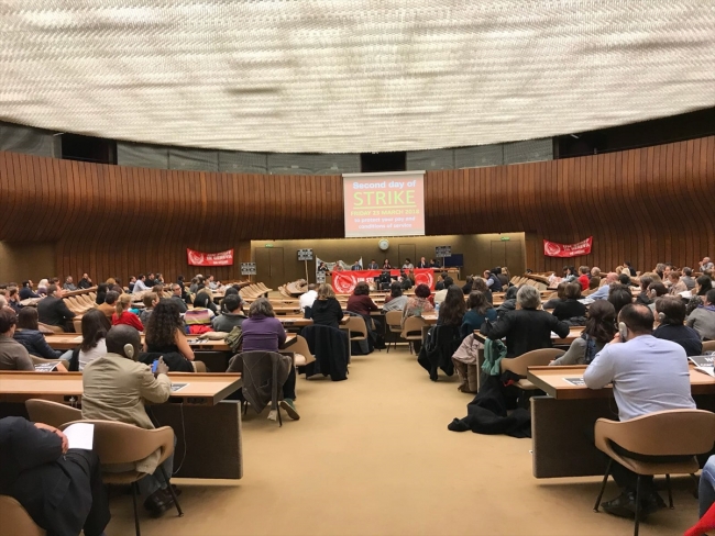 BM Cenevre Ofisi’ndeki greve çözüm bulunamadı